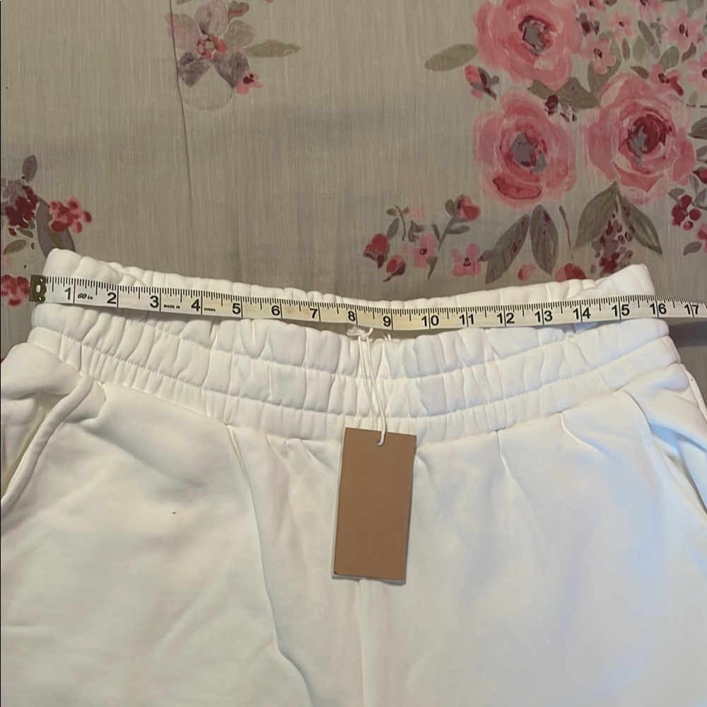 White sweatpants by popflex